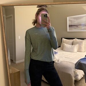 Nike Running Women's Olive Long Sleeve Top